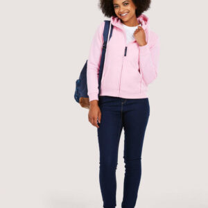 Uneek Ladies Classic Full Zip Hooded Sweatshirt (UC505)-0
