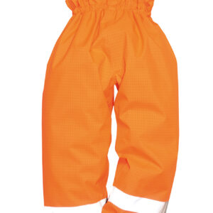 Portwest Bizflame Rain Lined Hi-Vis Antistatic FR Trouser (S781)-0
