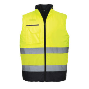 Portwest Hi-Vis Two Tone Bodywarmer (S267)-0