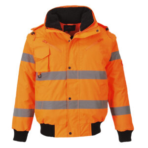 Portwest Hi-Vis 3-in-1 Bomber Jacket (C467)-0