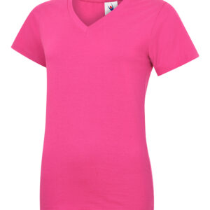 Uneek Ladies Classic V Neck T-Shirt (UC319)-94587