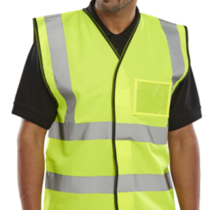 B-Seen High Visibility ID Vest - 10 units (BD108)-0