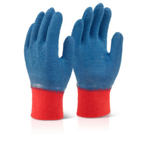 B-Click Latex Fully Coated Gripper Gloves - 100 units (LFCGG)-0
