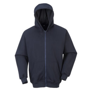 Portwest FR Zip Front Hooded Sweatshirt (FR81)-0