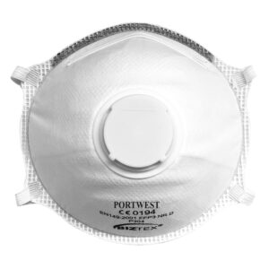 Portwest FFP3 Valved Dolomite Light Cup Respirator - 10 units (P304)-0